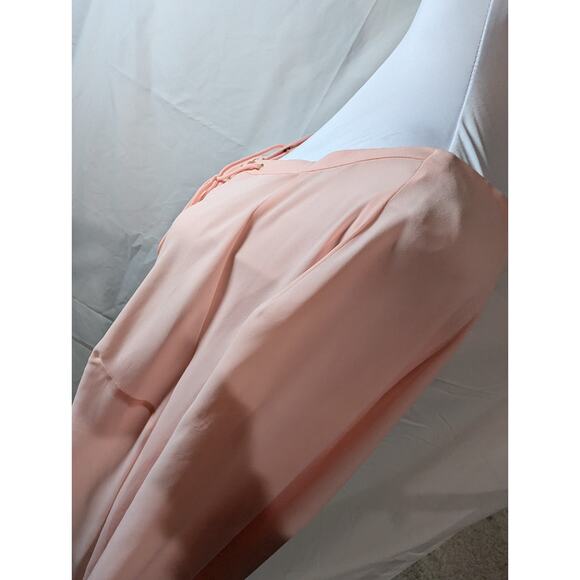 NWT Worthington Blouse PINK Women's Shirt Size 2XL - Fairycore Peasant Boho New - Picture 4 of 14